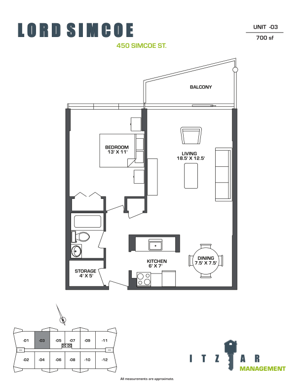 Appartement 1 Chambre a louer à Victoria a Lord Simcoe - Plan 01 - PagesDesLocataires – L412329